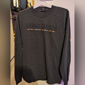 Medium Charcoal Grand Canyon National Park Long Sleeve Tee